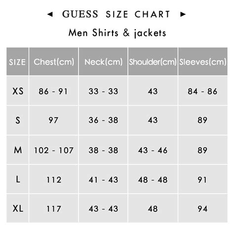 guess sizing